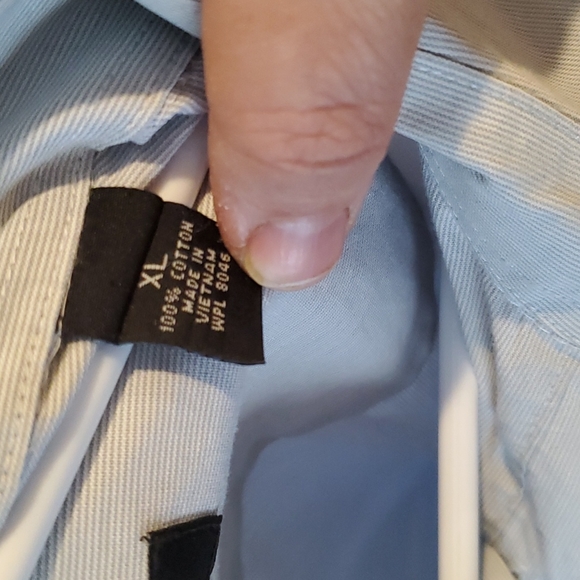 Alfani shirts 100% cotton size xl bottom style on the shoulder - Picture 6 of 6